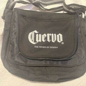 Black Messenger Bag Cuervo the father of tequila 17x13” Shoulder strap